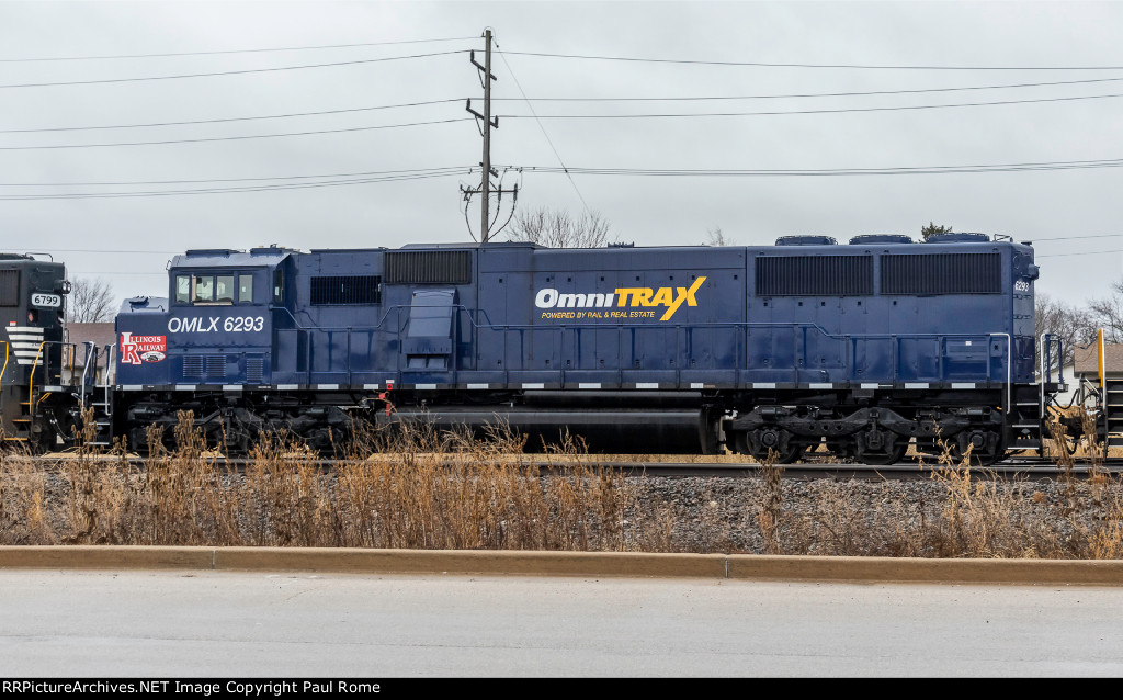 OMLX 6293, EMD SD60M, ex UP 2297, exx UP 6142, on the BNSF